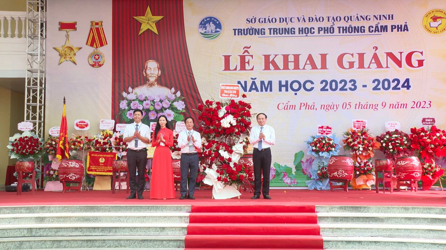 Cẩm Phả tưng bừng khai giảng năm học mới 2023 - 2024