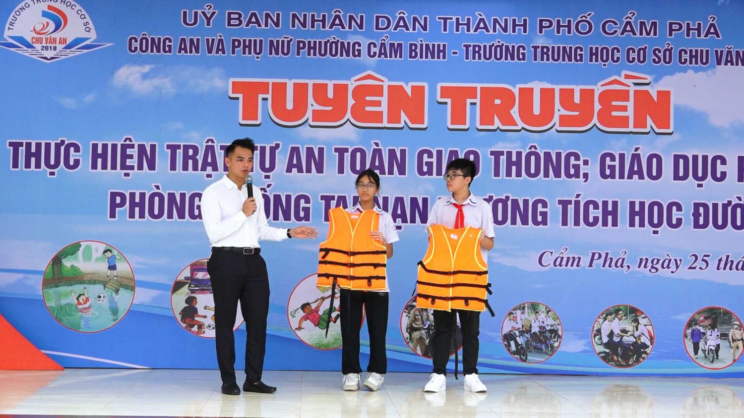 Trường THCS Chu Văn An tuyên truyền giáo dục pháp luật, Phòng, chống tai nạn thương tích học đường năm học 2023 – 2024